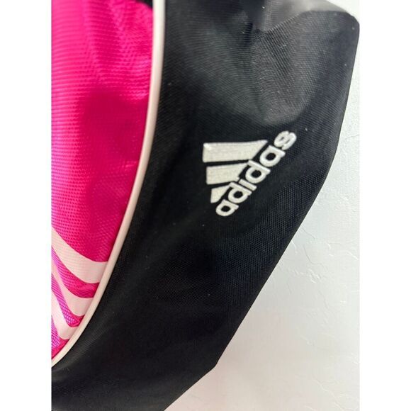 Adidas Pink Black Alliance II Sackpack Drawstring Bag Backpack With Pockets - Picture 2 of 5